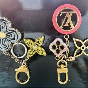 Authentic Louis Vuitton bag charm bundle.